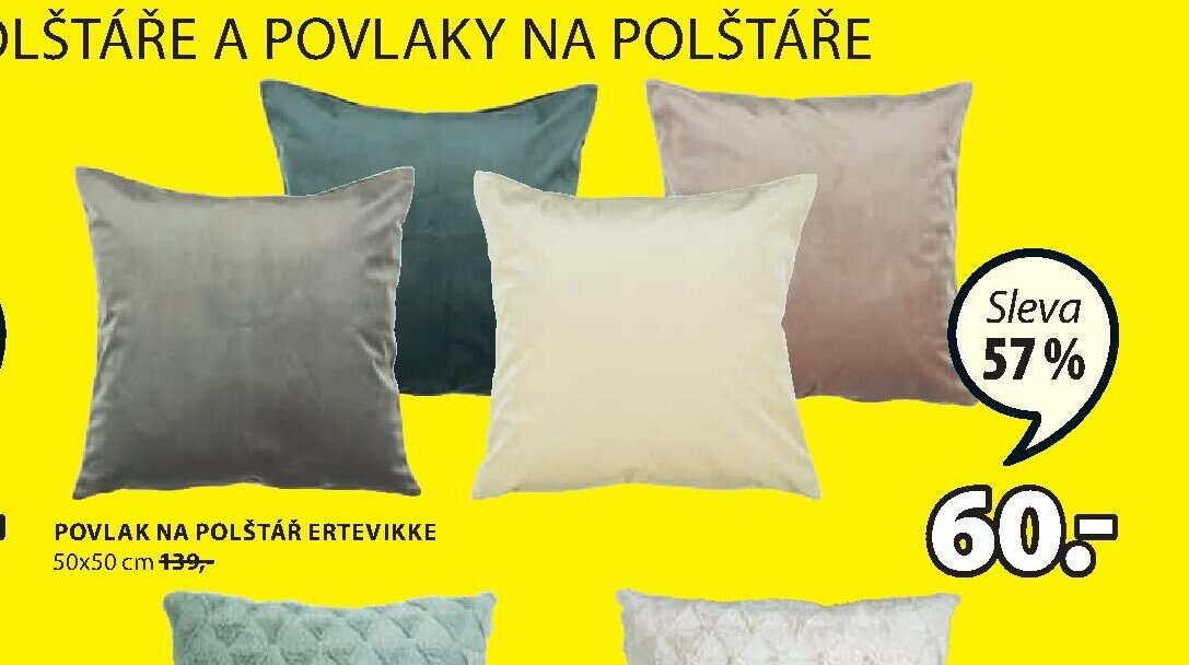 POVLAK NA POLŠTÁŘ ERTEVIKKE - Jysk akcniletaky.com