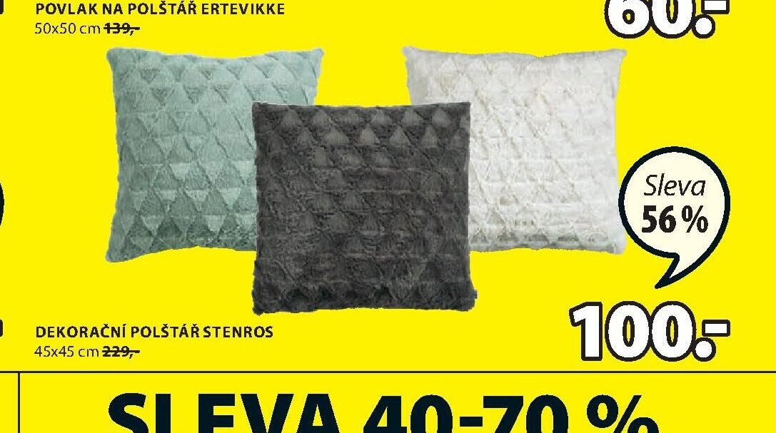 DEKORAČNÍ POLŠTÁŘ STENROS - Jysk akcniletaky.com