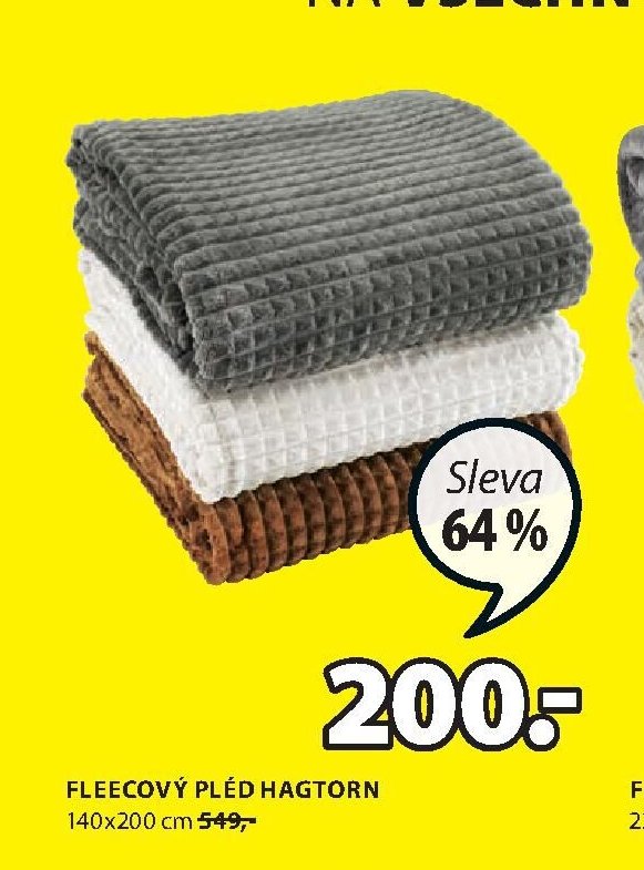 FLEECOVÝ PLÉD HAGTORN - Jysk akcniletaky.com