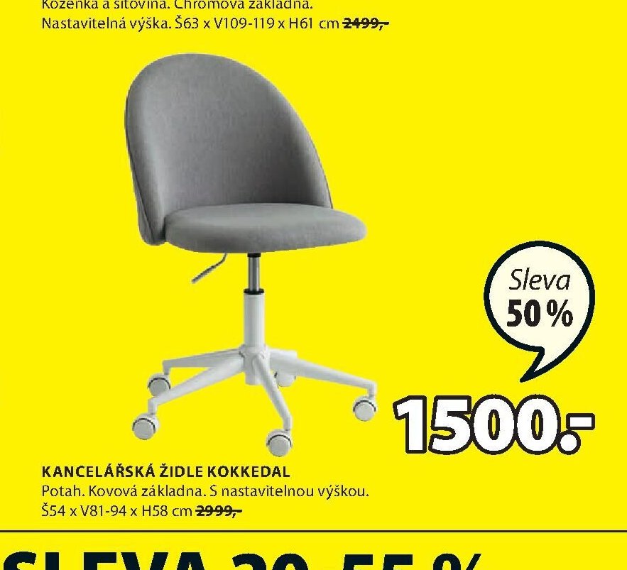 KANCELÁŘSKÁ ŽIDLE KOKKEDAL - Jysk akcniletaky.com