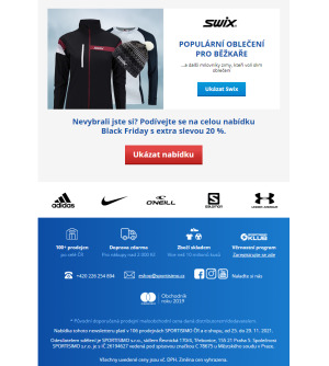 akční leták Sportisimo 25.11.2021-30.11.2021