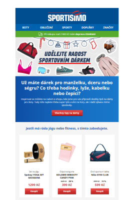 akční leták Sportisimo 26.11.2021-1.12.2021