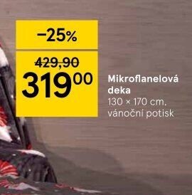 Mikroflanelová deka