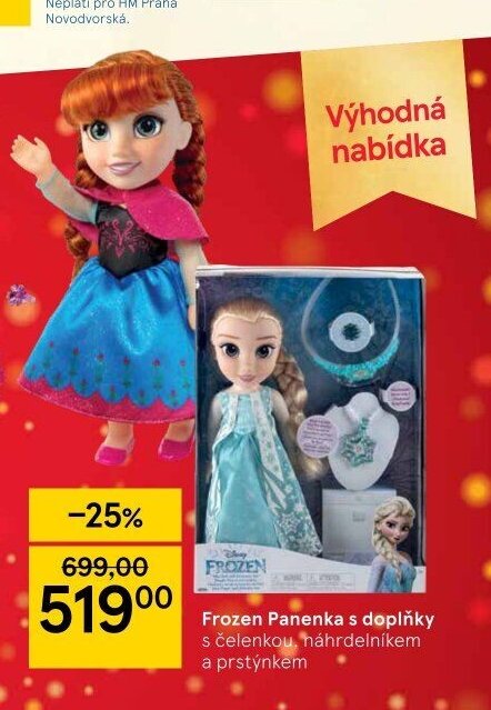 Frozen Panenka s doplňky