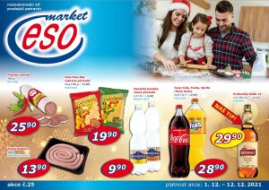 akční leták ESO MARKET 1.12.2021-12.12.2021
