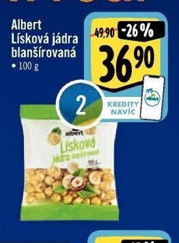 Albert Lísková jádra blanšírovaná