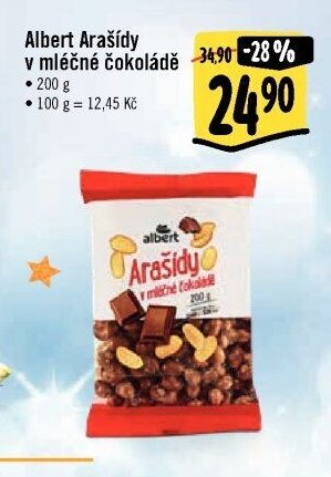 Albert Arašídy v mléčné čokoládě