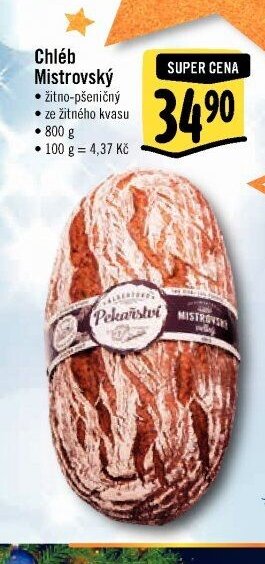 Chléb Mistrovský (800 g)
