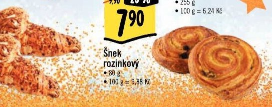 Šnek rozinkový