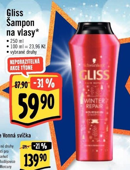Gliss Šampon na vlasy
