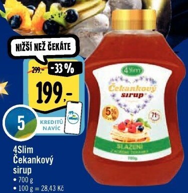 Čekankový sirup 4Slim
