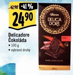 Čokoláda Delicadore Baron
