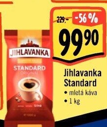 Mletá káva Standard Jihlavanka