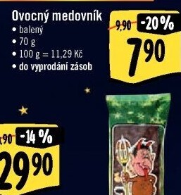 Ovocný medovník