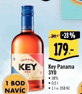 Rum Panama 3 YO Key