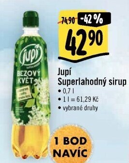 Sirup Superovocný Jupí