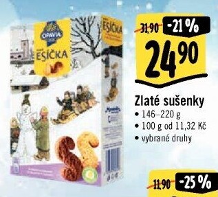 Sušenky Zlaté Opavia - boxy