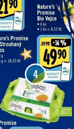 Vejce bio Nature'