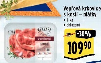 Vepřová krkovice s kostí Albert