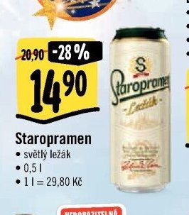 Staropramen světlý ležák