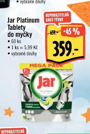Jar Platinum Tablety do myčky
