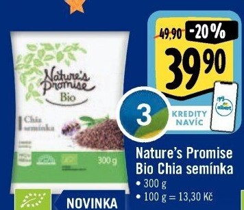 Chia semínka bio Nature'