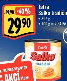 Mléko kondenzované Salko Tatra