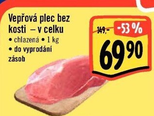 Vepřová plec bez kosti