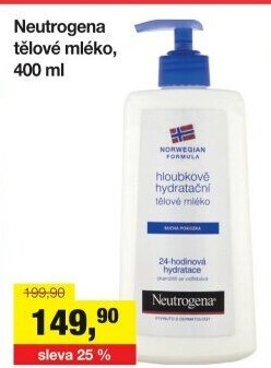 Tělové mléko Neutrogena