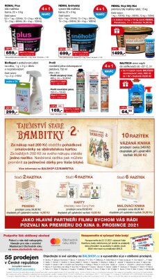 akční leták Barvy a laky drogerie 30.11.2021-22.12.2021