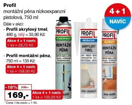 Akrylový tmel Profil