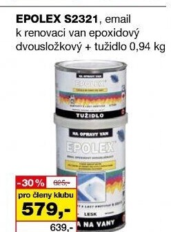 Barva na vany + tužidlo Epolex