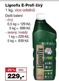 Ochrana dřeva Lignofix E-Profi Stachema