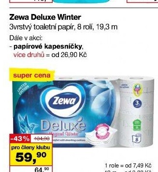 Papírové kapesníčky Zewa