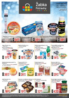 akční leták Žabka 30.11.2021-7.12.2021