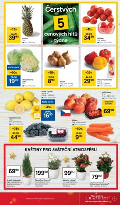 akční leták Tesco 1.12.2021-7.12.2021