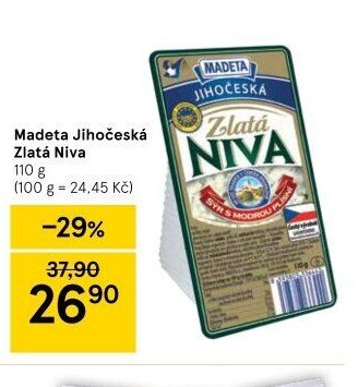 Madeta Jihočeská Zlatá Niva
