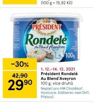 Président Rondelé Au Blend'Aveyron