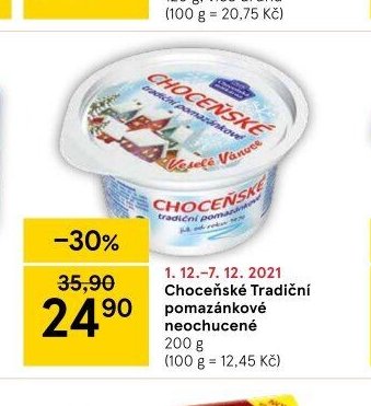 Choceňské Tradiční pomazánkové