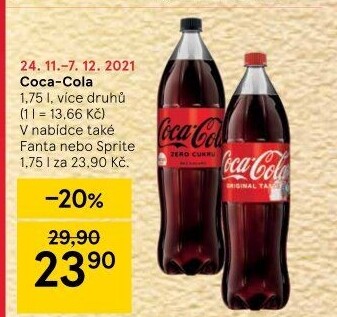 Coca Cola - Tesco akcniletaky.com