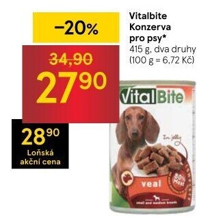 Konzerva pro psy VitalBite
