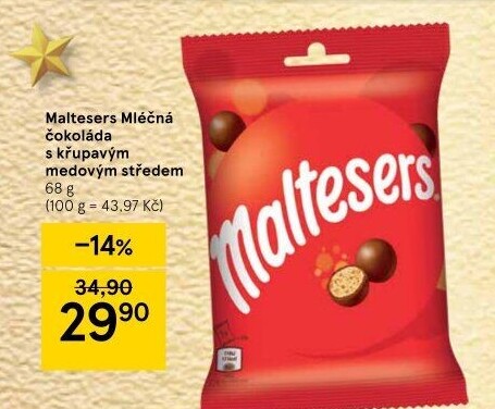 Pralinky čokoládové Maltesers