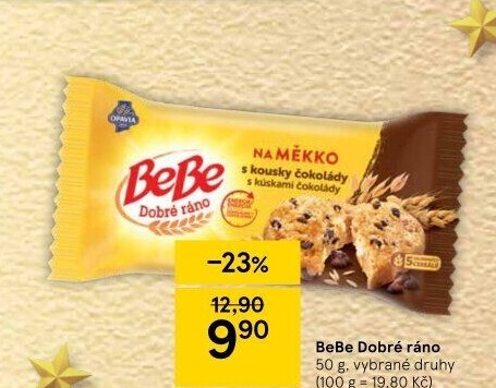 Sušenky BeBe Dobré ráno Opavia