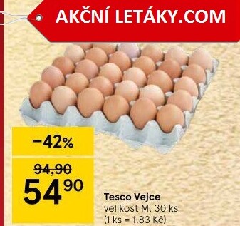 Vejce M Tesco
