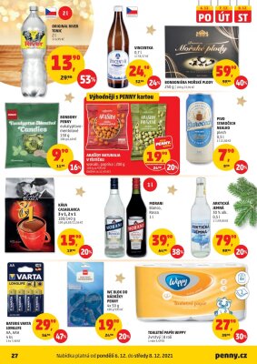 akční leták Penny Market 2.12.2021-8.12.2021