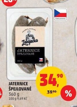 Jaternice špejlované