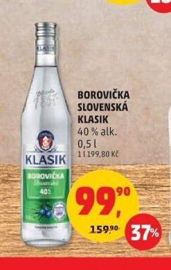Borovička slovenská Klasik