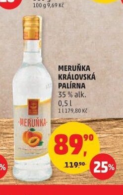 Meruňka Královská palírna