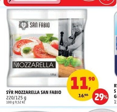 Sýr Mozzarella San Fabio