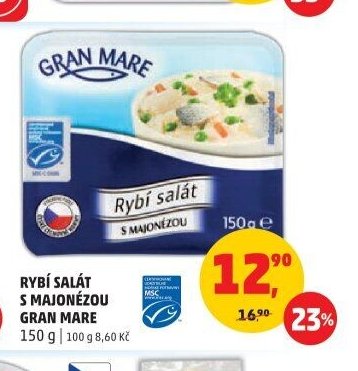 Rybí salát s majonézou Gran Mare